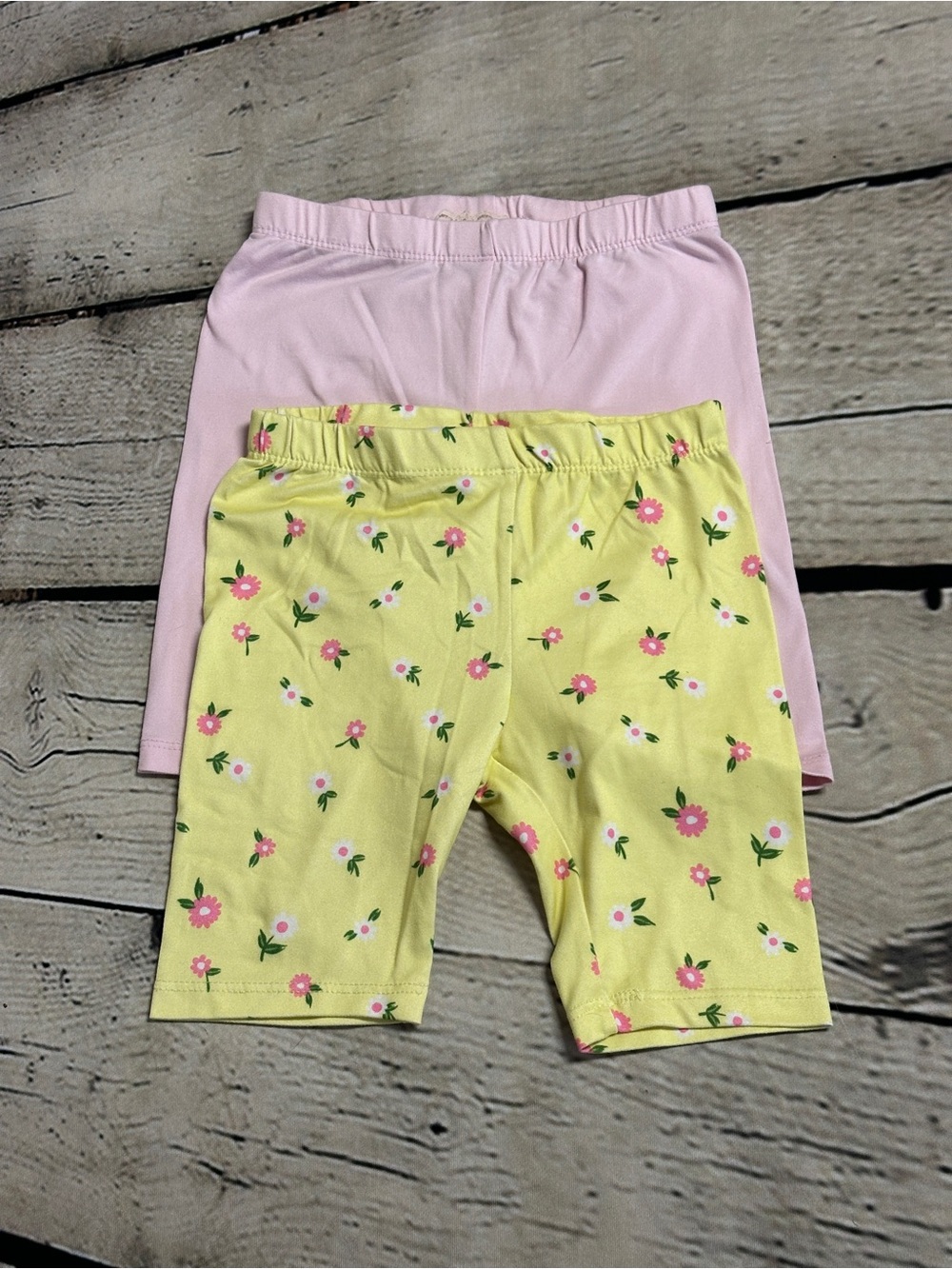 Set of 2 btween Pink & Yellow Floral Shorts